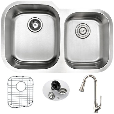 ANZZI MOORE Series KAZ3220-042 Kitchen Sink Kitchen Sink ANZZI